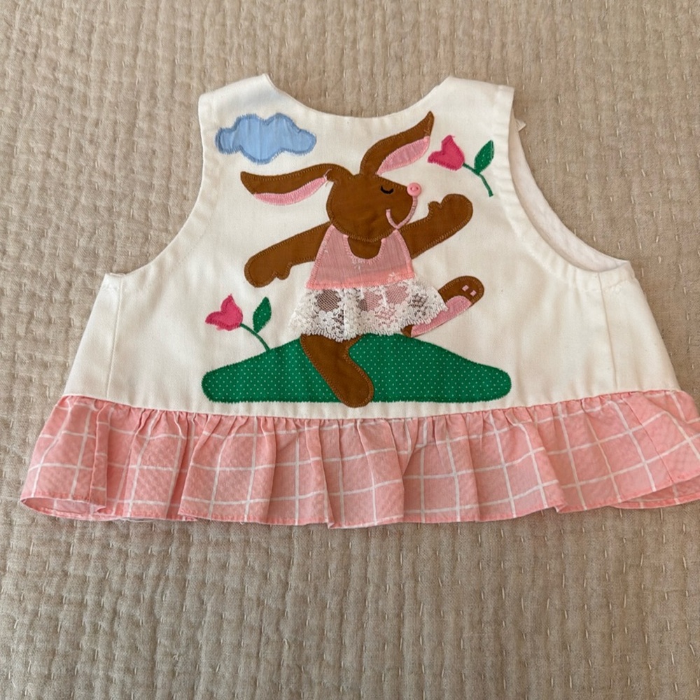 Vintage Hearts Design boutique bunny top
